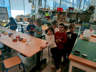 2024 04 11 sortie au Puy en Velay : Musée Crozatier, un atelier