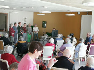 2024 04 12 chorale de la  Coccinelle à l'EHPAD