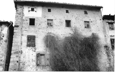 Hôtel de Bar : la façade sud en 1990