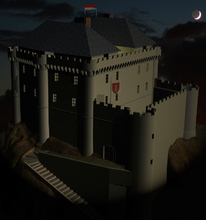 chateau nuit vue sud est
