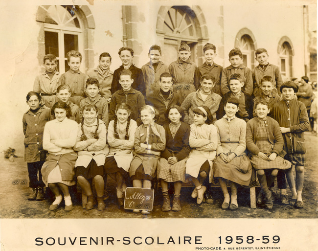 131 - en 1958-1959 à l'ecole publique
