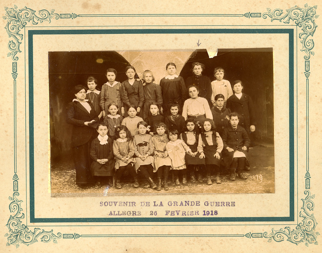 139 - 1918 A l'école Publique pendant la grande guerre
