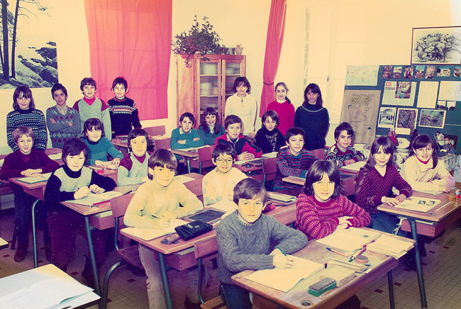 141 - 1970 environ école publique classe de ???