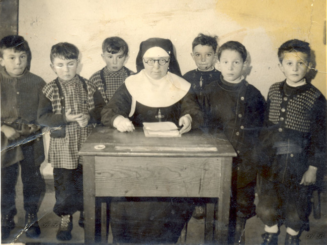 90-1955 A l'école Saint Paul en 1955